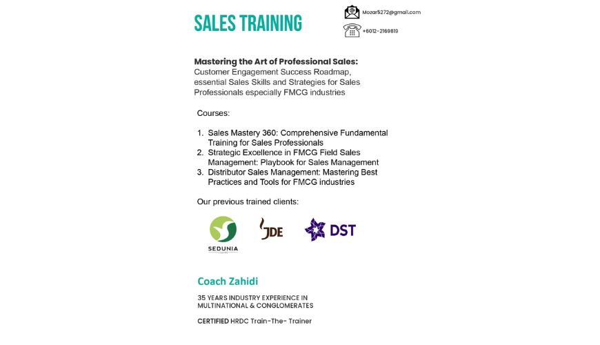 Comprehensive Sales Professional Training